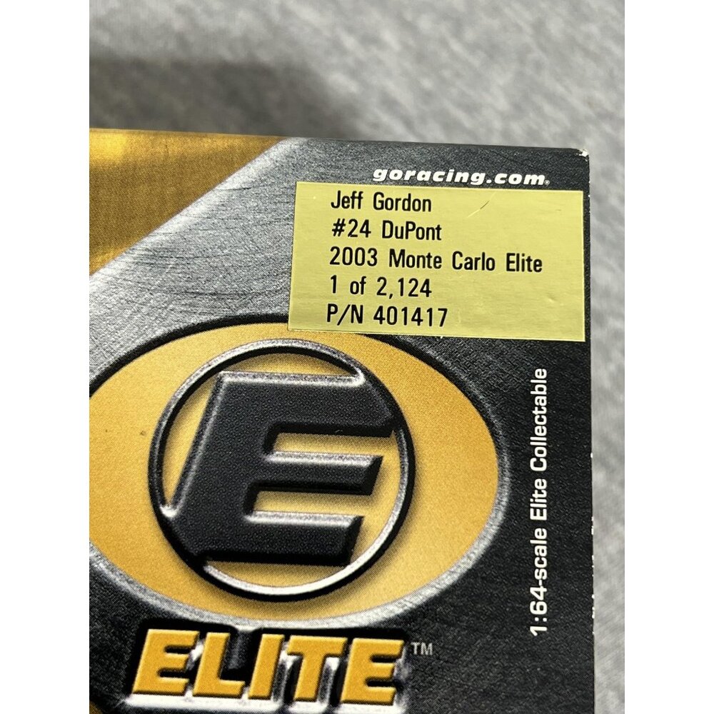 Vintage Action Elite Jeff Gordon #24 DuPont 2003 Monte Carlo 1:64 NASCAR Diecast - Picture 8 of 8